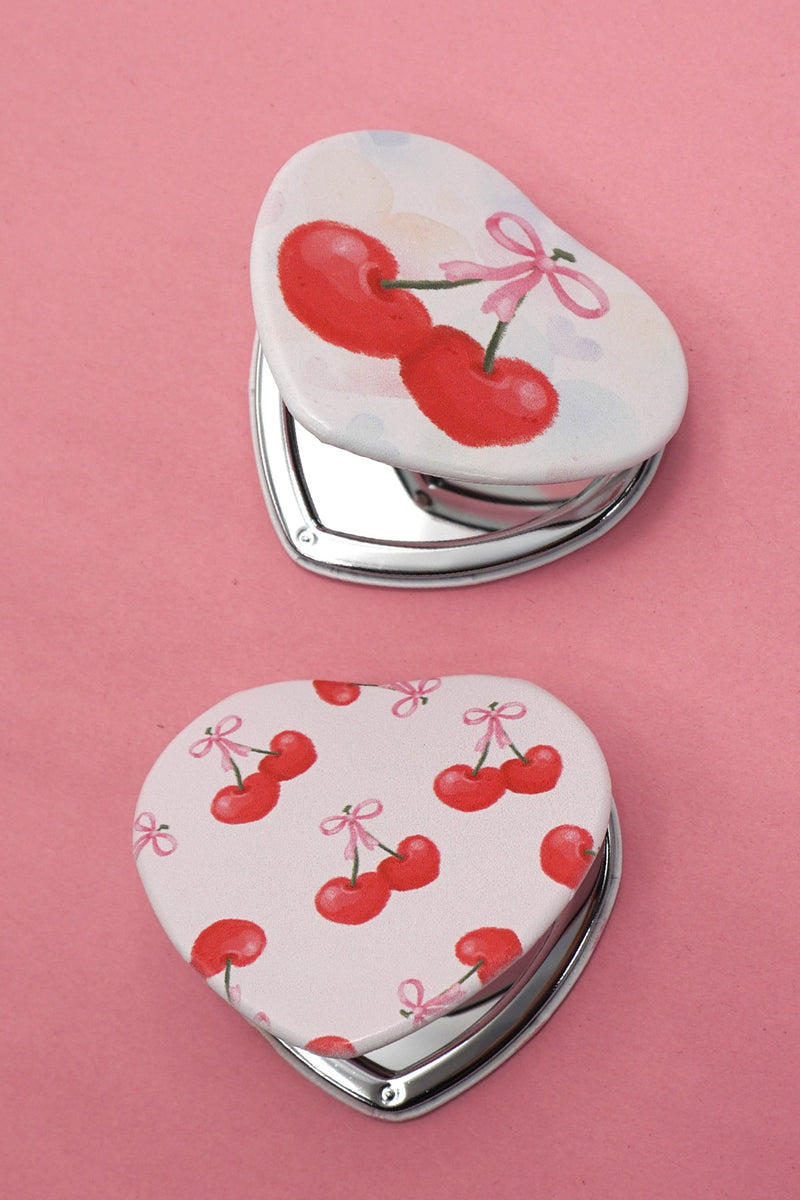 Travel Pocket Compact Handheld Bow Mirror