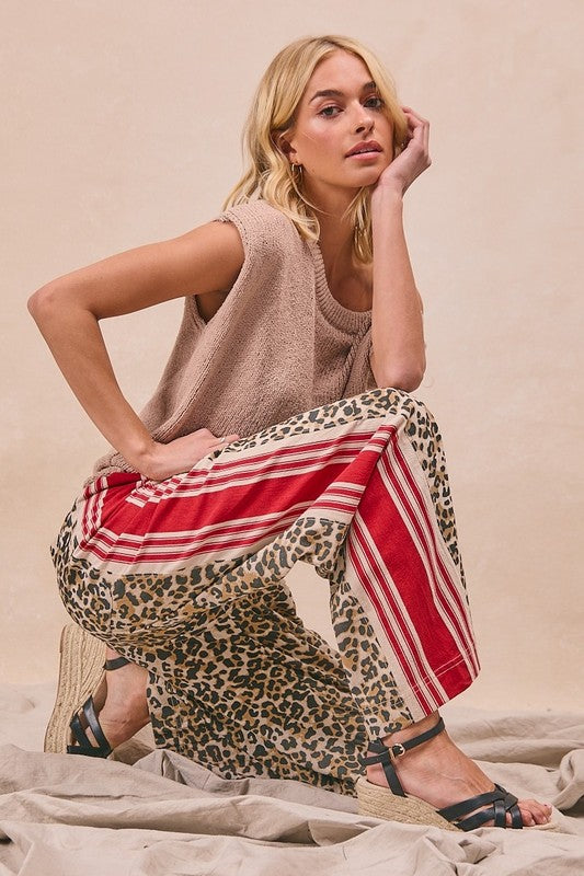 Sally Wild Side Wide-Leg Pants