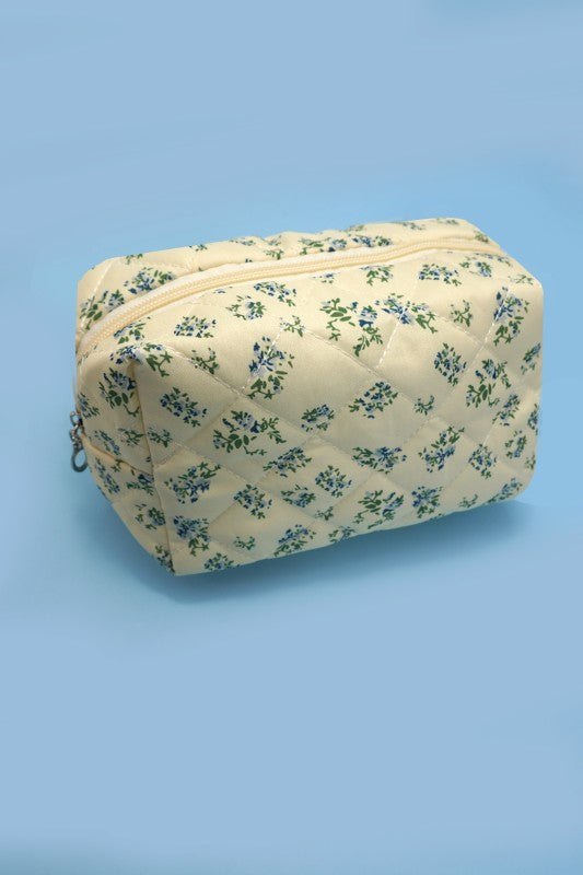 Quilted Cosmetic Bag