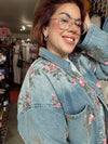 Cassie Blossom & Blue Denim Shirt