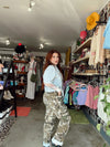 LaLa Camo Utility Jeans