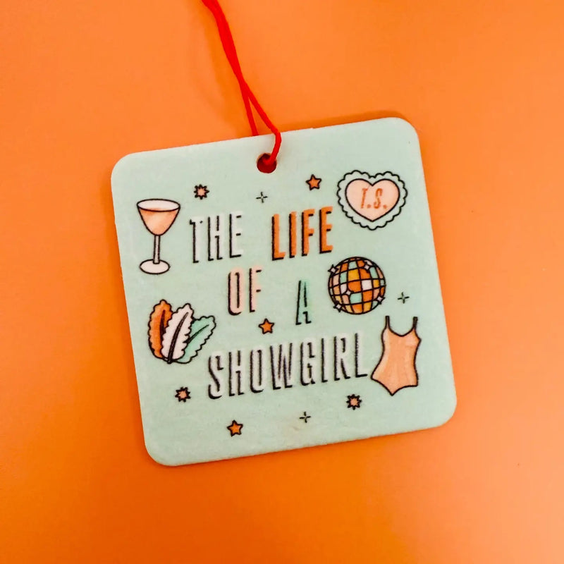 The Life of a Showgirl Car Freshener