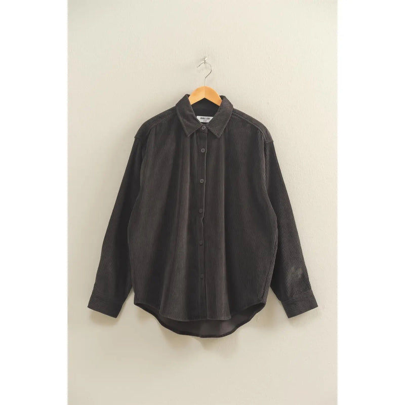 Stephanie Textured Corduroy Shirt