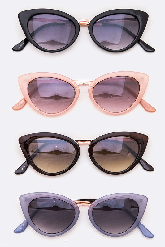 Jill Retro Cat Eye Sunglasses