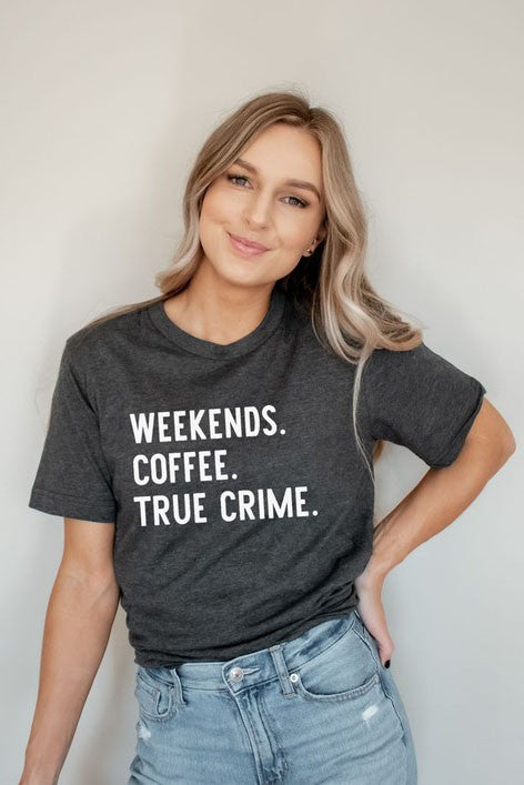 Emily Weekends. Coffee. True Crime.