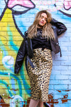 Lillian Leopard Midi Skirt